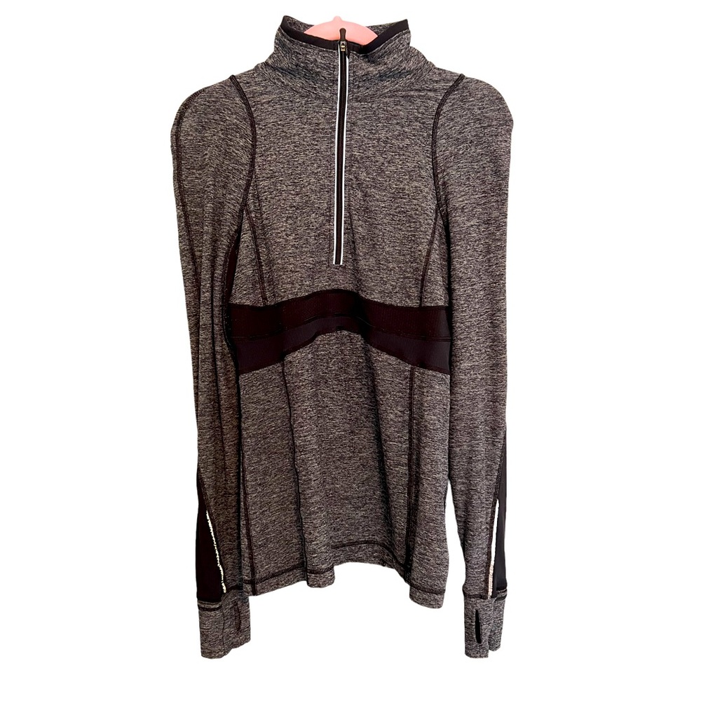 LULULEMON WOMENS HALF ZIP LONG SLEEVE TRAINING TOP SMALL